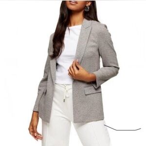Topshop Gray Blazer